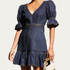 Cinq a Sept/ 5 a 7 Natasha Dress- indigo denim dress